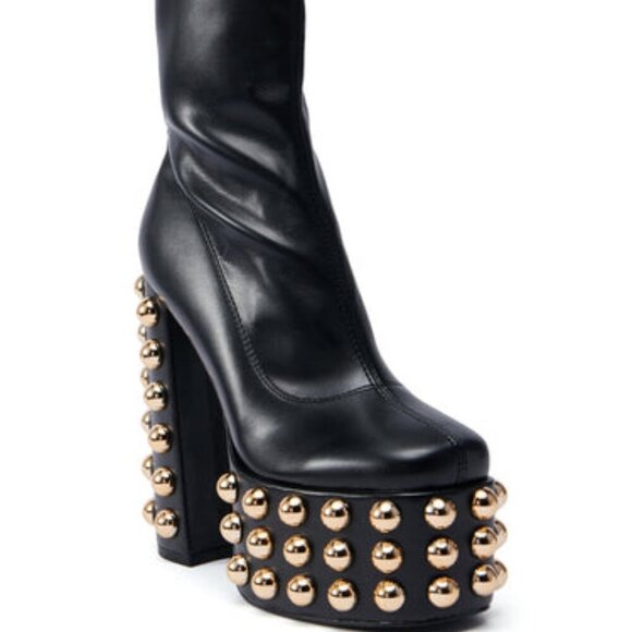 AZALEA WANG " ROUGH RIDE "  CHUNKY BOOTIE ( BRAND NEW !!!!!!!!!!!!!!!! - Picture 1 of 6